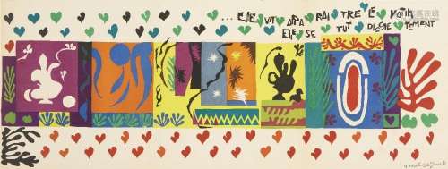 After Henri Matisse, <br />
French 1869–1954, <br />
<br />
...