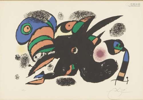 Joan Miro, <br />
Spanish 1893–1983, <br />
<br />
The extre...