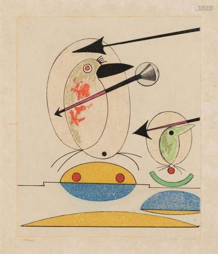 Max Ernst, <br />
German 1891-1976, <br />
<br />
Oiseaux en...