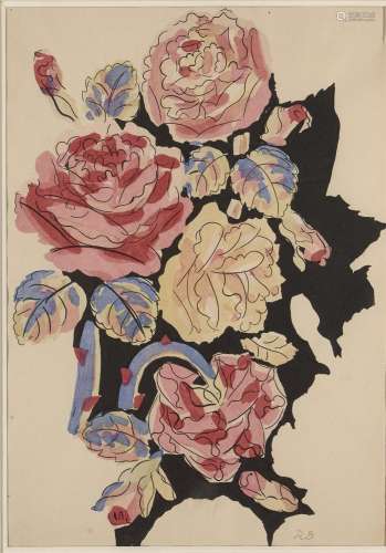 Raoul Dufy, <br />
French 1877-1953, <br />
<br />
Fleurs; <...
