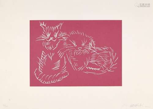 Ai Weiwei, <br />
Chinese b. 1957- <br />
<br />
Cats PINK, ...