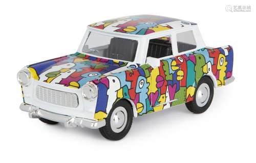 Thierry Noir, French b. 1958- Trabant Car, 2022