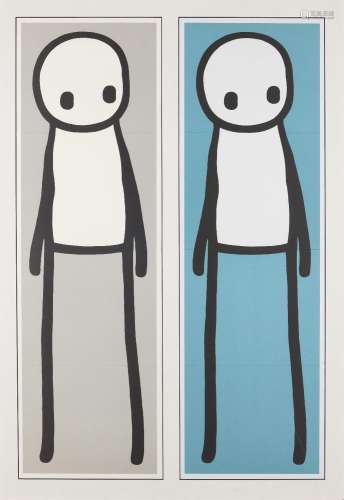 Stik, <br />
British b. 1979- <br />
<br />
Standing Figure ...