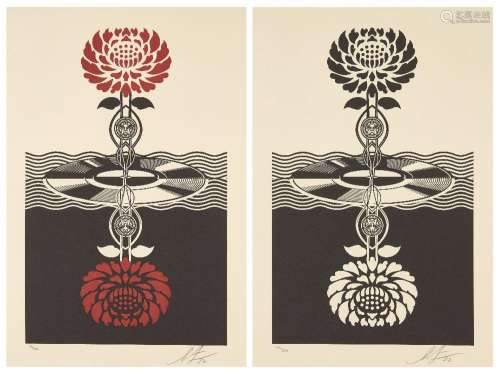 Shepard Fairey, <br />
American b. 1970- <br />
<br />
Post ...