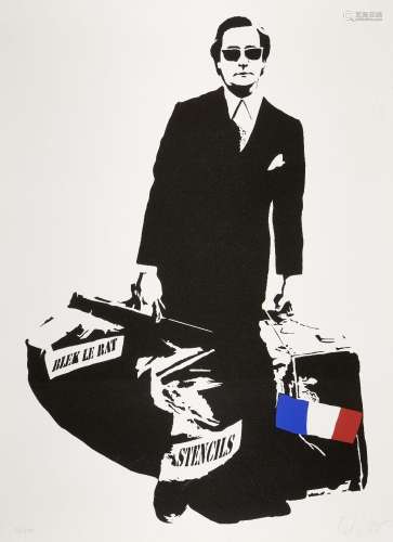 Blek le Rat, <br />
French b. 1951- <br />
<br />
The man wh...