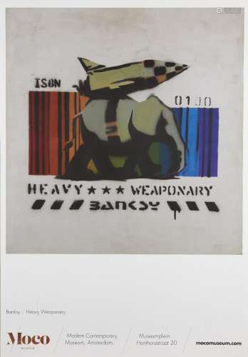 Banksy, <br />
British b. 1974- <br />
<br />
'Heavy weapona...