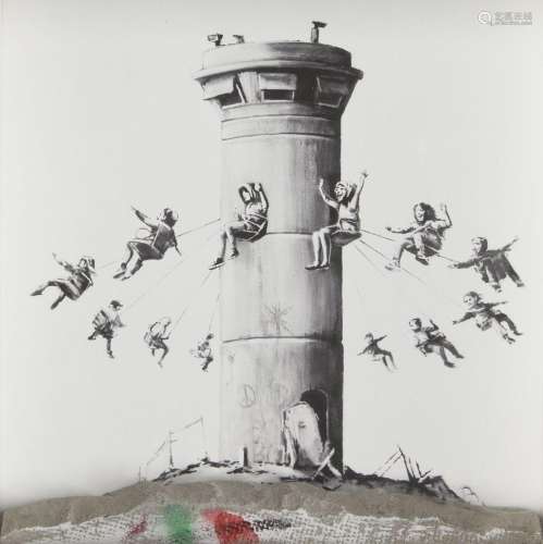 Banksy, <br />
British b. 1974- <br />
<br />
Walled Off Box...