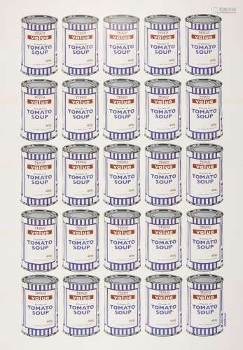 Banksy, <br />
British b. 1974- <br />
<br />
Soup cans, 200...