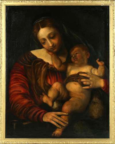 Italian School - Madonna and Child, late 17th/early 18th cen...
