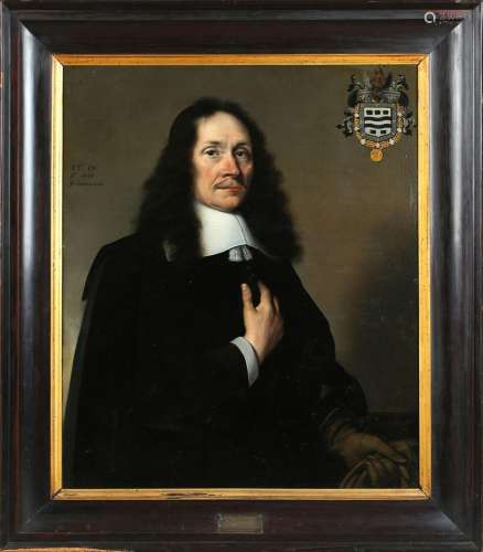 Anthonie Palamedesz (1601-1673) - Half Length Portrait of Ma...
