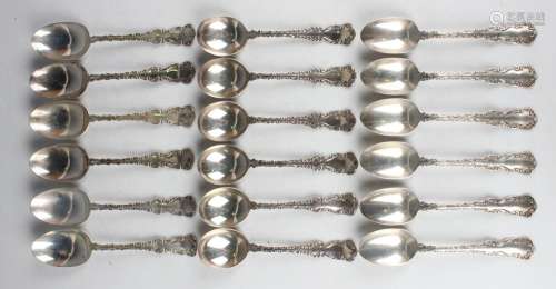 An American sterling part canteen of cutlery by Roden Brothe...
