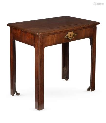 A GEORGE II MAHOGANY DRAUGHTSMAN'S OR WRITING TABLE, IN THE ...