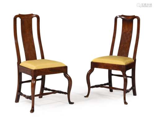 A PAIR OF CHINESE EXPORT EXOTIC HARDWOOD SIDE CHAIRS, POSSIB...