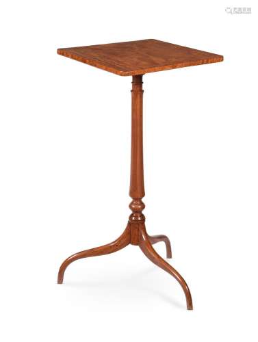 A GEORGE III SATINWOOD TRIPOD WINE TABLE, CIRCA 1790