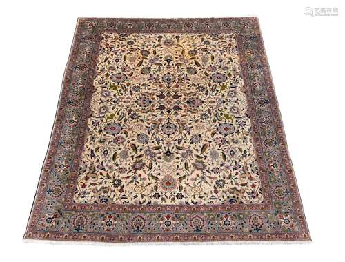 A TABRIZ CARPET, approximately 380 x 301cm