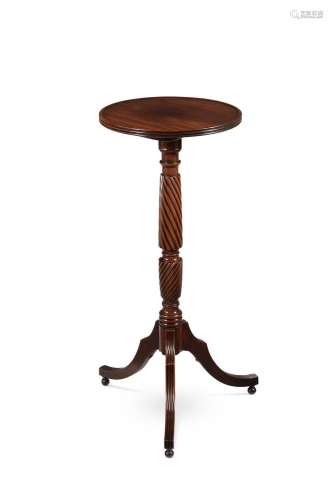 A REGENCY MAHOGANY TORCHERE STAND OR OCCASIONAL TABLE, CIRCA...