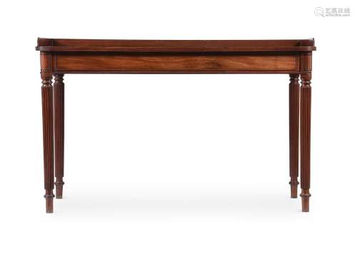 A GEORGE IV MAHOGANY SERVING TABLE, ATTRIBUTED TO GILLOWS, C...