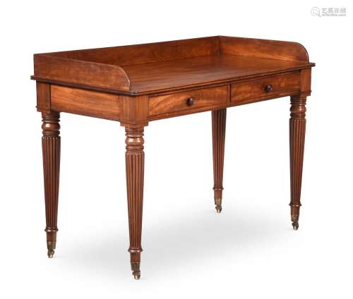 A REGENCY MAHOGANY DRESSING TABLE, ATTRIBUTED TO GILLOWS, CI...