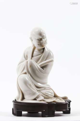 A Dehua figure of Damo (Bodhidharma)