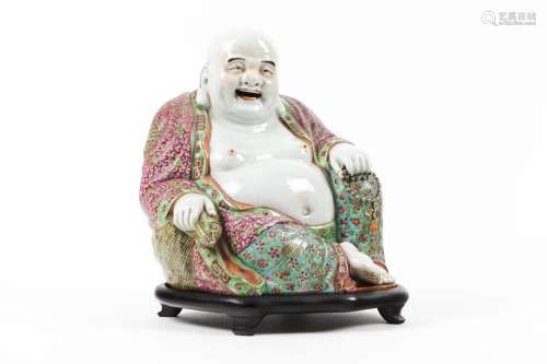 A Chinese Famille Rose figure of Budai