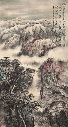 1907～1998 吴一峰 青城朝阳洞 镜心 纸本设色