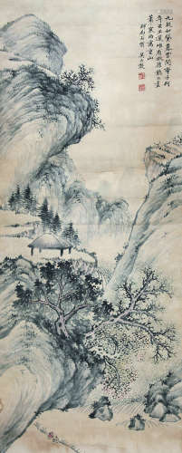 1835～1902 吴大澄 山水 镜心 纸本水墨