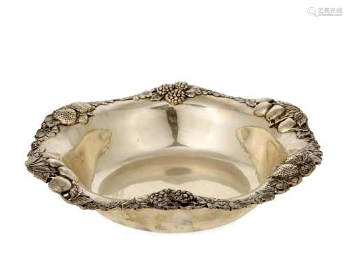 A Gorham sterling silver berry bowl