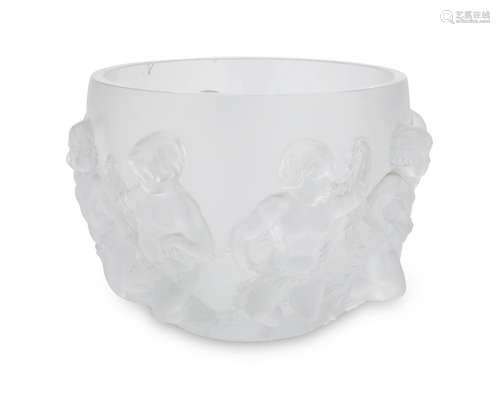 A Lalique "Luxembourg" crystal bowl