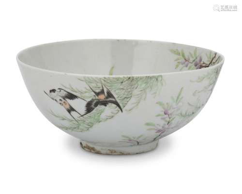 A Chinese porcelain painted bowl