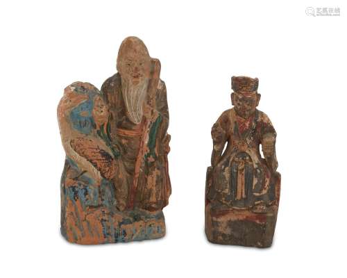 Two East Asian devotional figurines