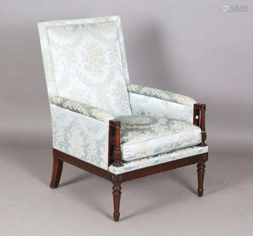 A late 19th/early 20th century Neoclassical Revival mahogany...