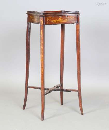 A 19th century Neoclassical Revival mahogany and inlaid kett...