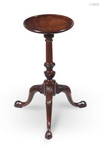 A GEORGE III MAHOGANY TRIPOD WINE TABLE, CIRCA 1760