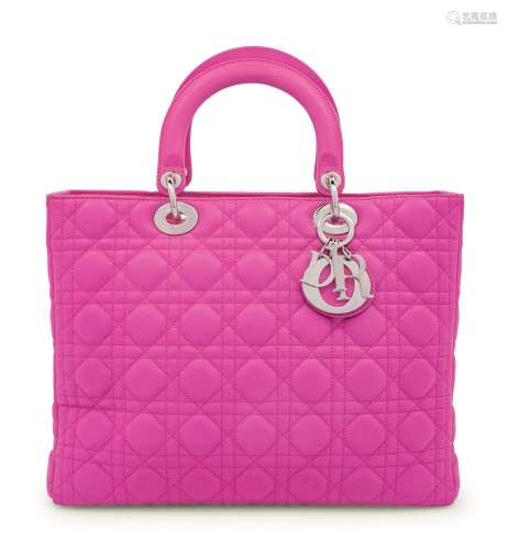 Christian Dior Pink Cannage Medium Lady Dior Bag, 2010
