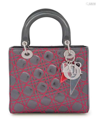 Christian Dior Small Lady Dior Bag by Anselm Reyle, 2011