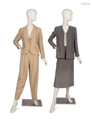 Two Christian Dior Haute Couture Suits, 1989-2003