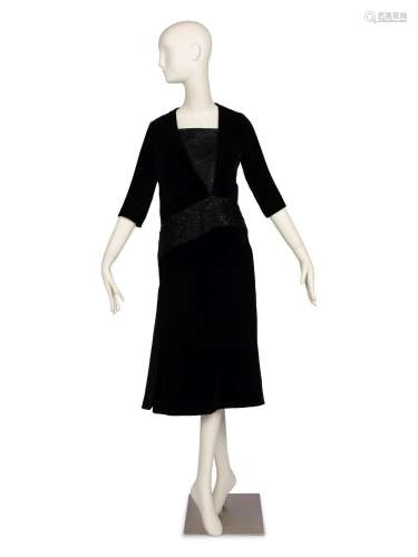 Christian Dior Haute Couture Velvet Dress, Autumn/Winter 200...