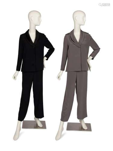 Two Christian Dior Haute Couture Pantsuits, 2012-14