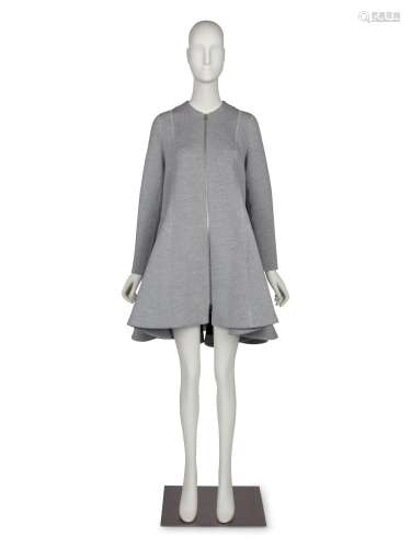 Christian Dior Gray Swing Coat, c. 2016