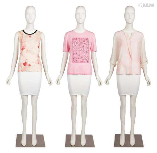 Three Knit Tops by Christian Dior and Elie Tahari, 2010s
