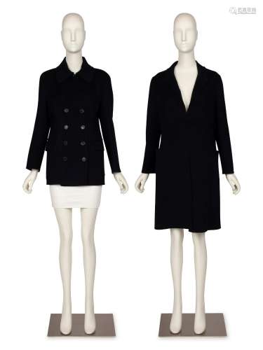 Two Giorgio Armani Cashmere Coats, 2000-10s