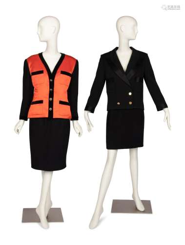 Chanel Skirt Suit and Jacket, 1985-90s