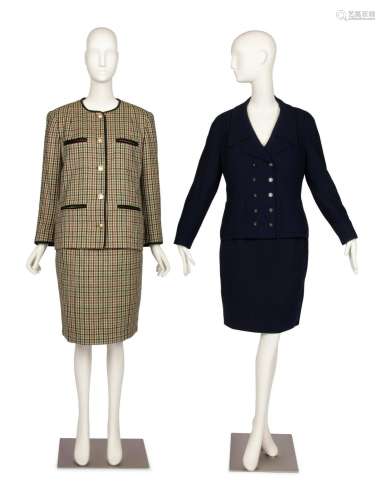 Two Chanel Skirt Suits, 1980-90s