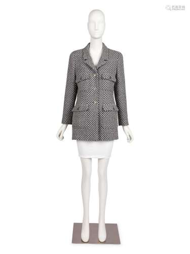 Chanel Tweed Checked Jacket, 1990's