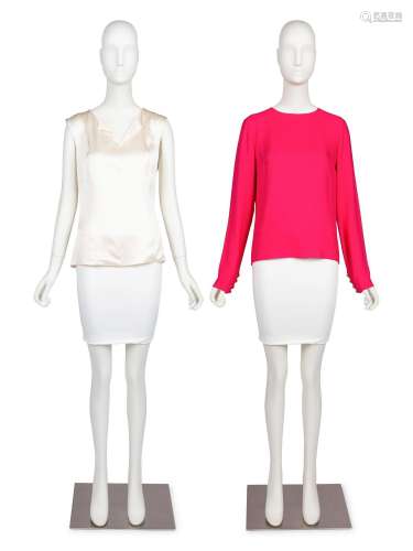 Two Chanel Silk Tops, 2010s