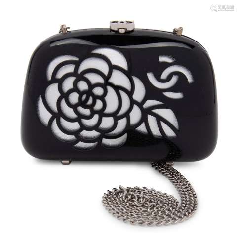 Chanel Camellia and Logo Plastic Clutch, 2006-08