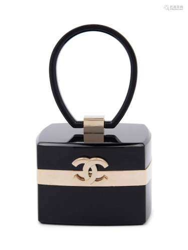 Chanel Black Resin Top Handle Bag, Autumn 2004