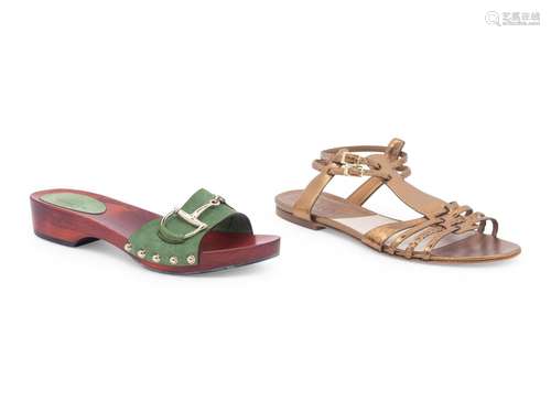 Two Pairs of Designer Sandals