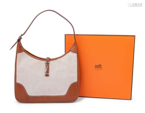 Hermes Canvas and Leather Le Trim Bag, 2003