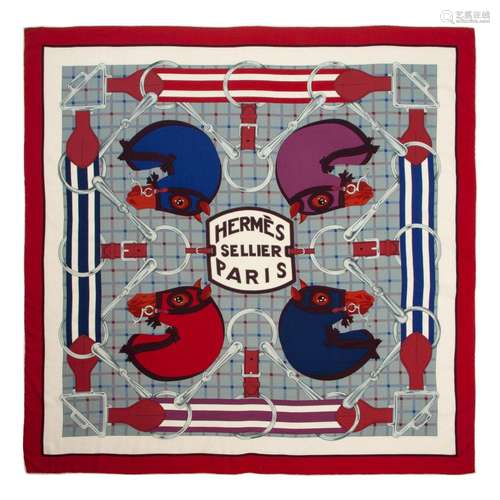 Hermes 140cm Silk/Cashmere Scarf